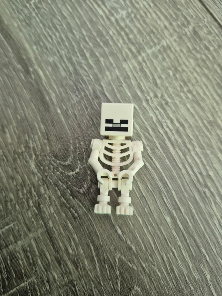 Minecraft Skelet Minifiguur, Ophalen of Verzenden, Zo goed als nieuw, Overige merken