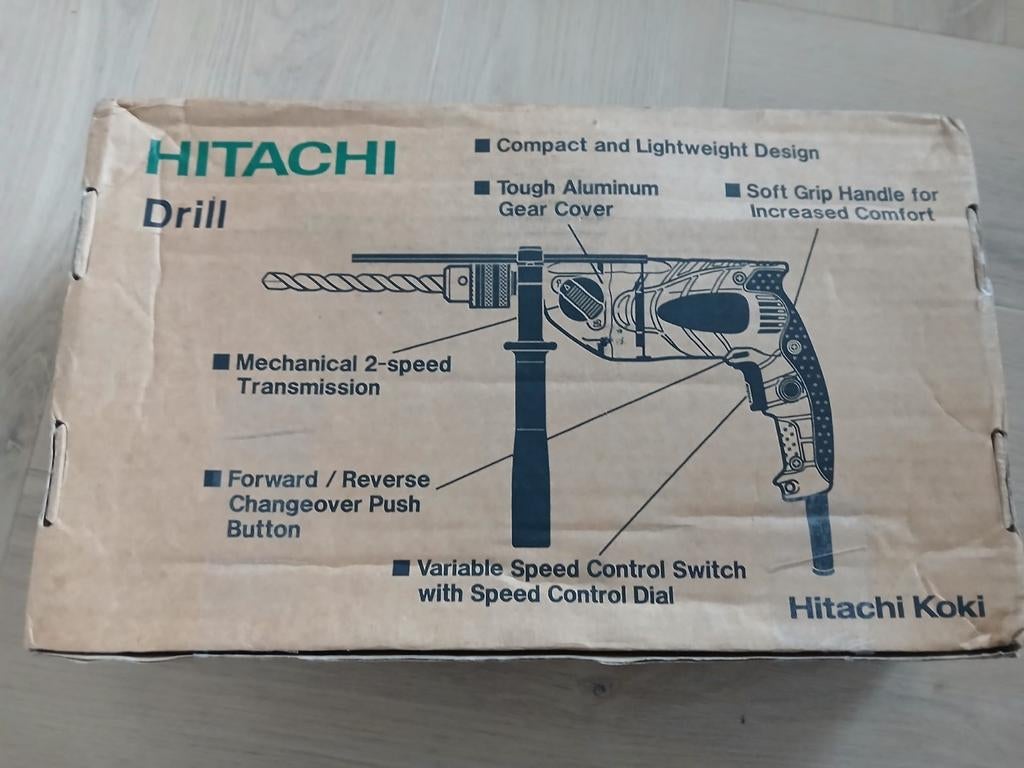Hitachi boormachine, Ophalen of Verzenden, Nieuw, Boormachine