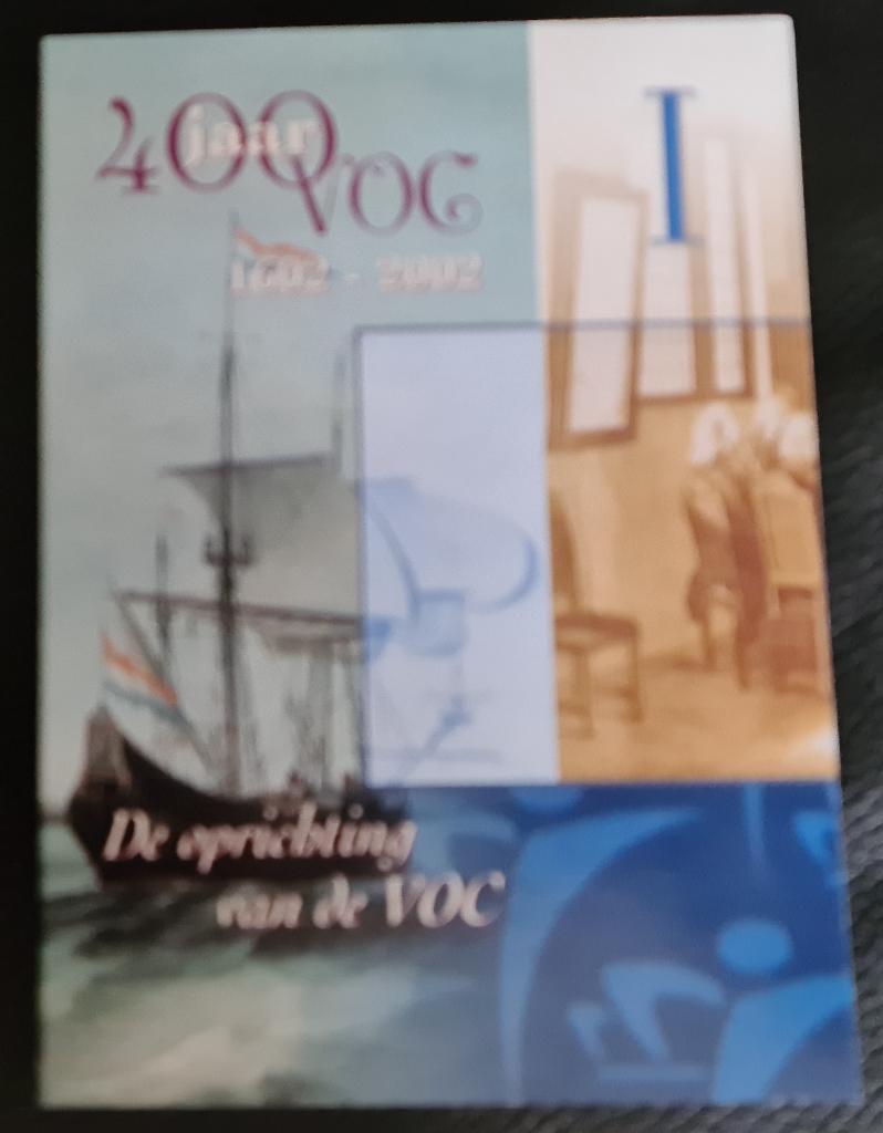 400 JAAR V.O.C. DEEL 1 T/M 6JAAR 2002 & 2003, Postzegels en Munten, Munten | Nederland, Setje, Koningin Beatrix, Zilver, Euro's