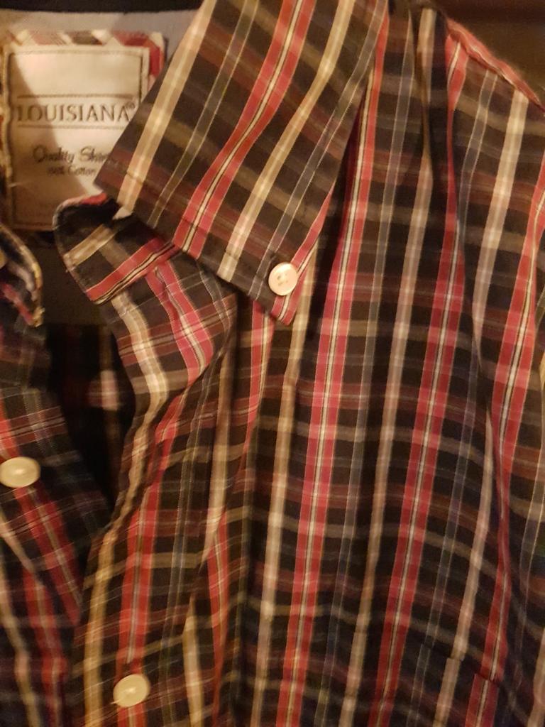 louisiana overhemd mt l, Kleding | Heren, Ophalen of Verzenden, Nieuw, Blauw