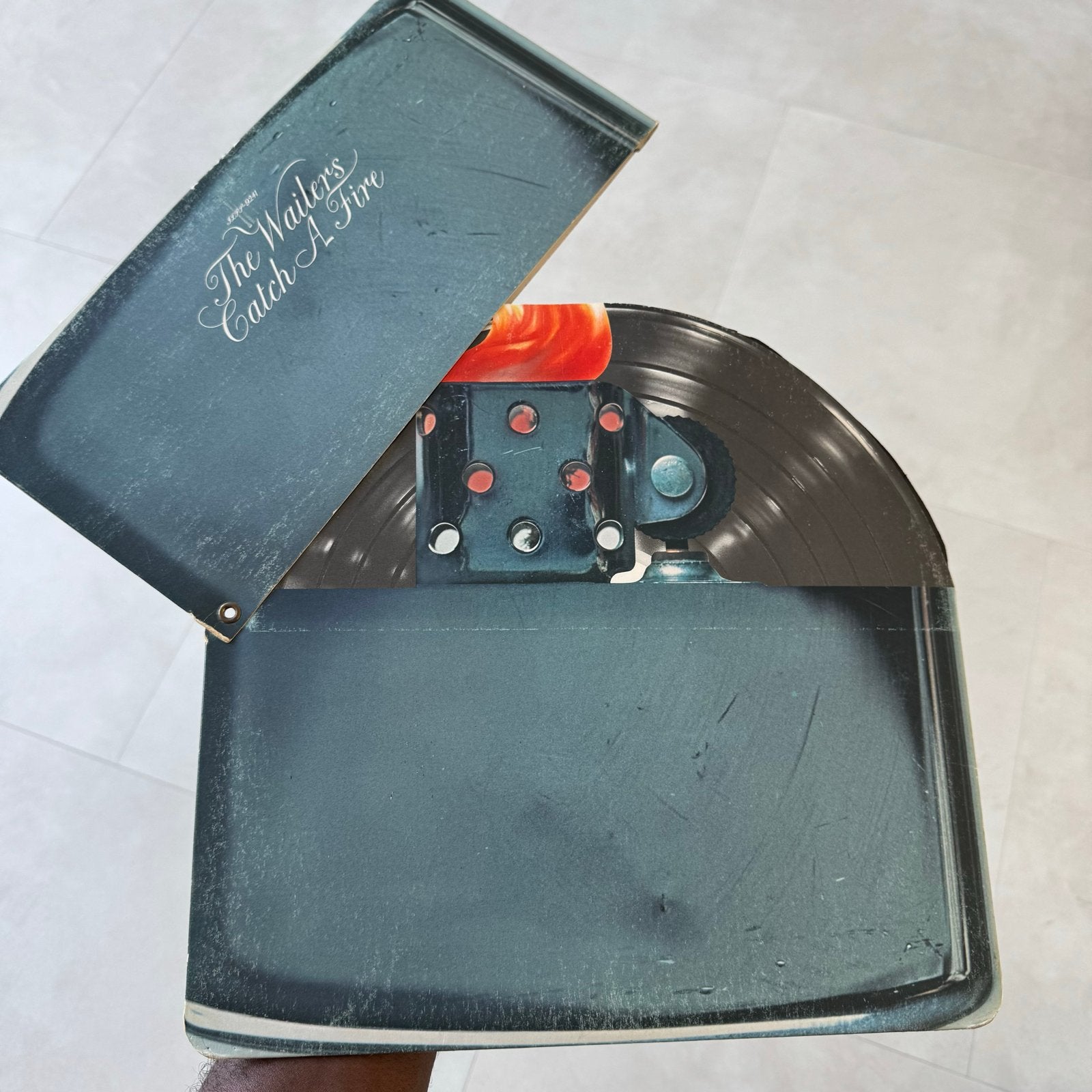 The Wailers - Catch A Fire LP (1973) Zippo Hoes reggae vinyl, Gebruikt, Originele persing, Ophalen of Verzenden, 1970 - 1979