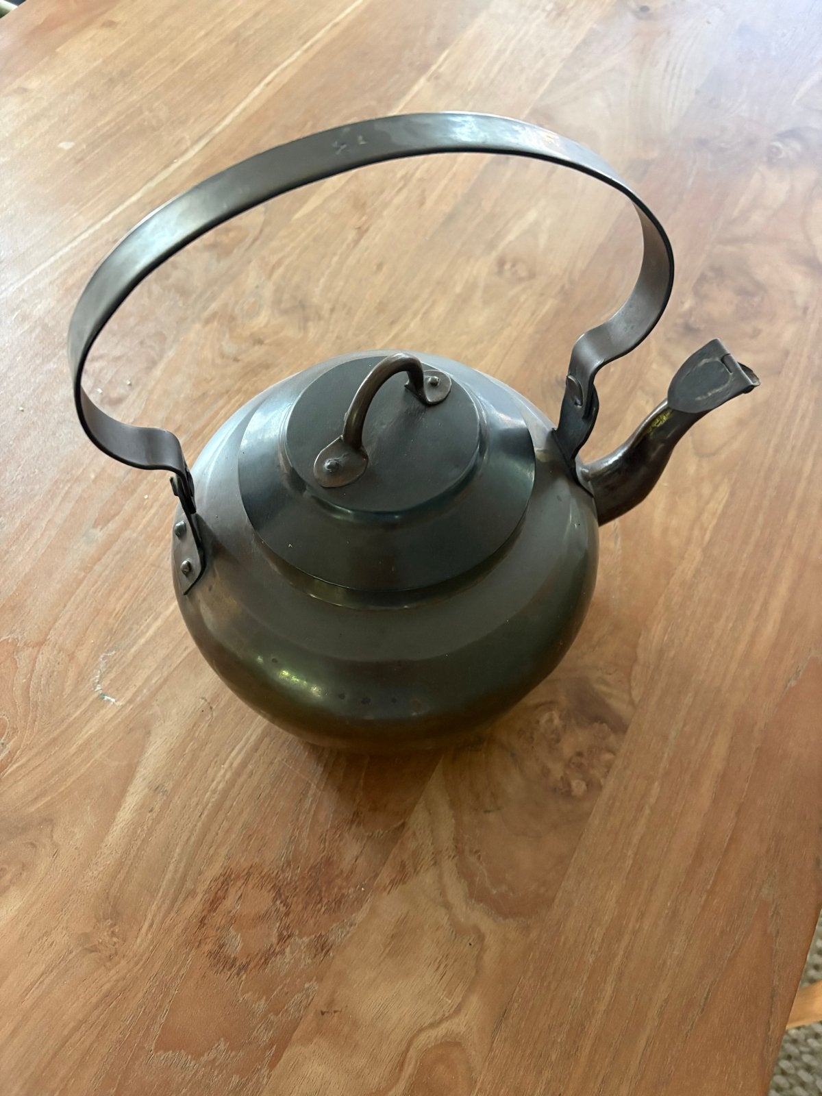 Antieke Oud Hollandse Koperen Appèl Ketel Nr. 13, Ophalen, Koper
