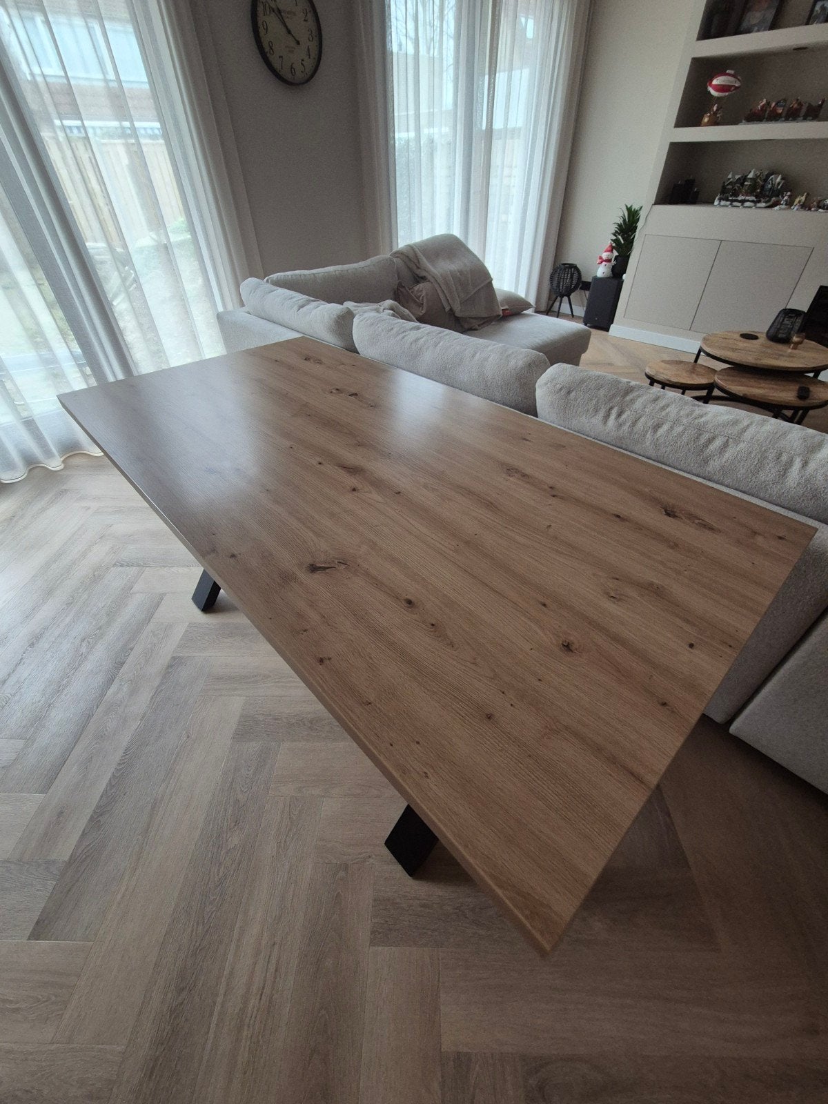 Eettafel, Ophalen, Zo goed als nieuw, Rechthoekig, 50 tot 100 cm