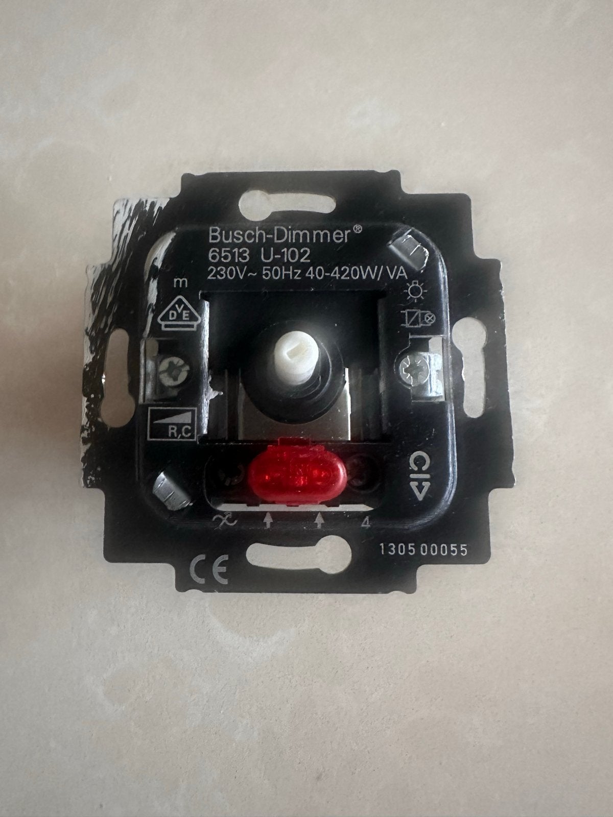 Busch-Dimmer 6513 U-102 - 40-420W/VA