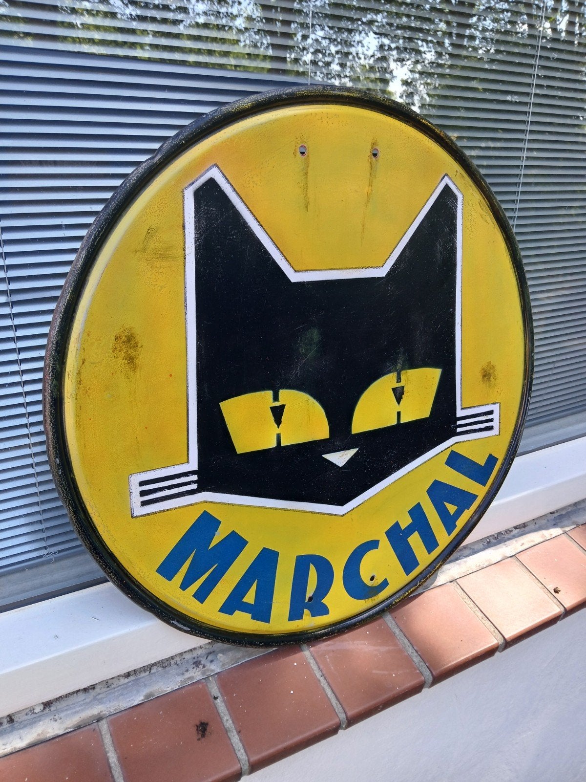 Marchal reclamebord, Verzamelen, Ophalen, Gebruikt, Info@Marchalbougies.fr, Marchal