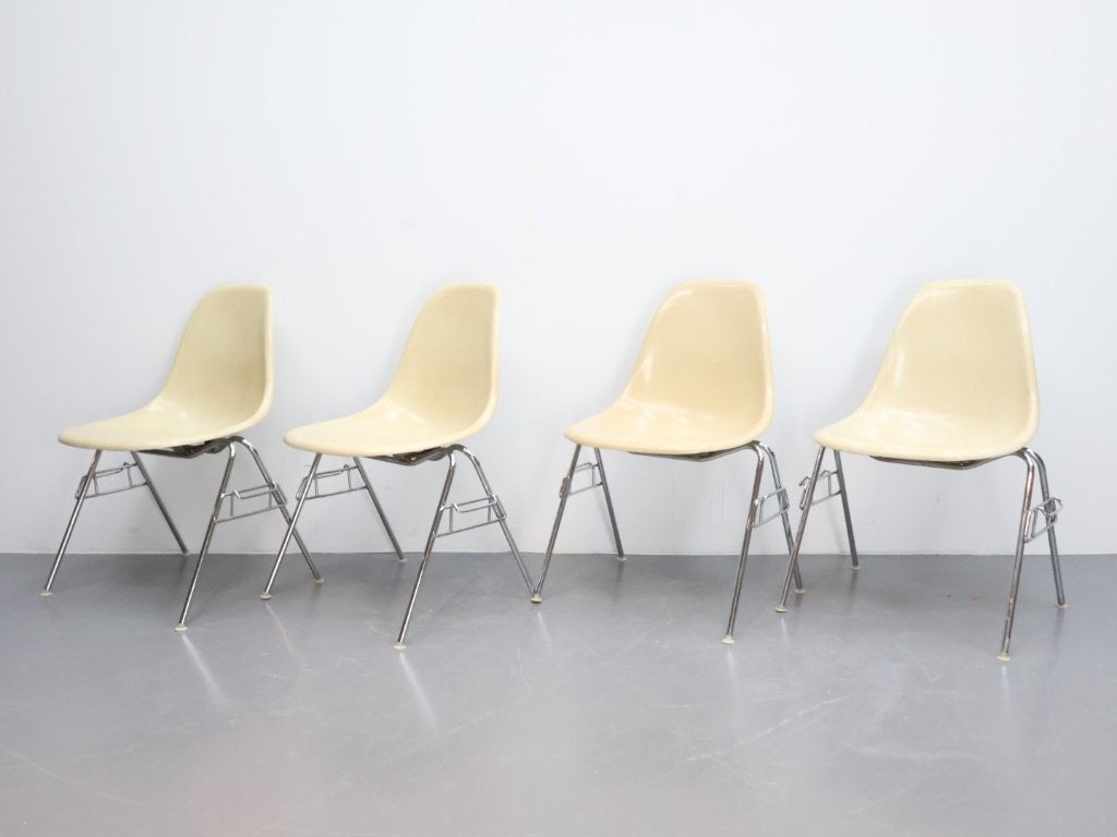 Vintage Herman Miller Eames DSS stoelen / jaren `70, Ophalen, Gebruikt, X, Vijf, Zes of meer stoelen