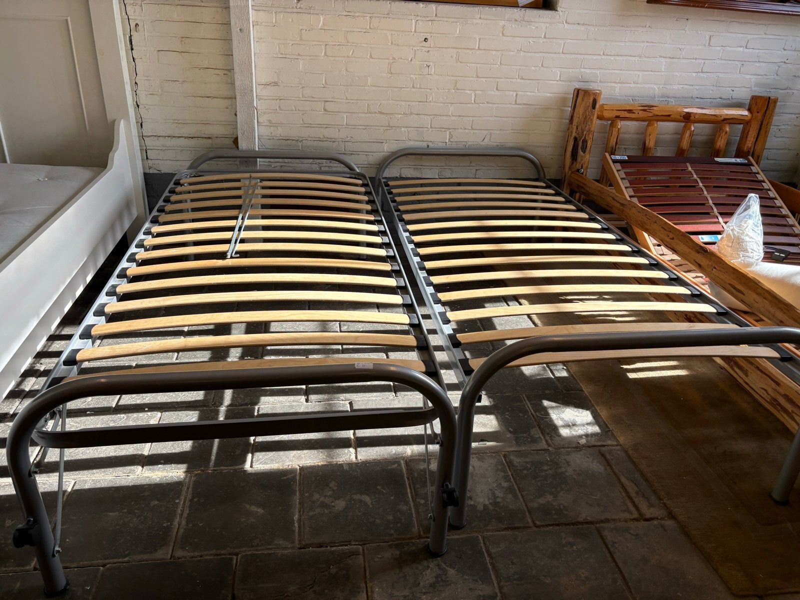 Bed met onderschuifbed 90x200 cm, Huis en Inrichting, Ophalen, Gebruikt, 90 cm, Eenpersoons