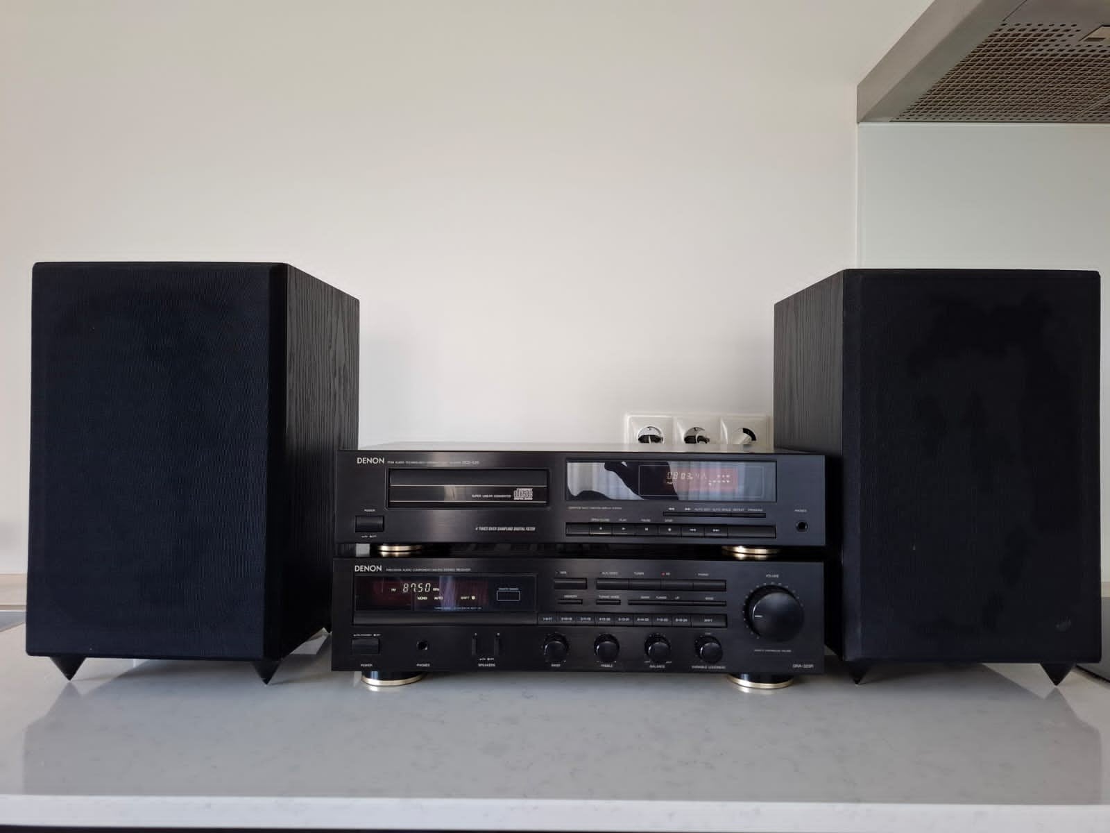 Denon met JMLab boxen Installatie, Gebruikt, Denon, Ophalen of Verzenden, Minder dan 60 watt