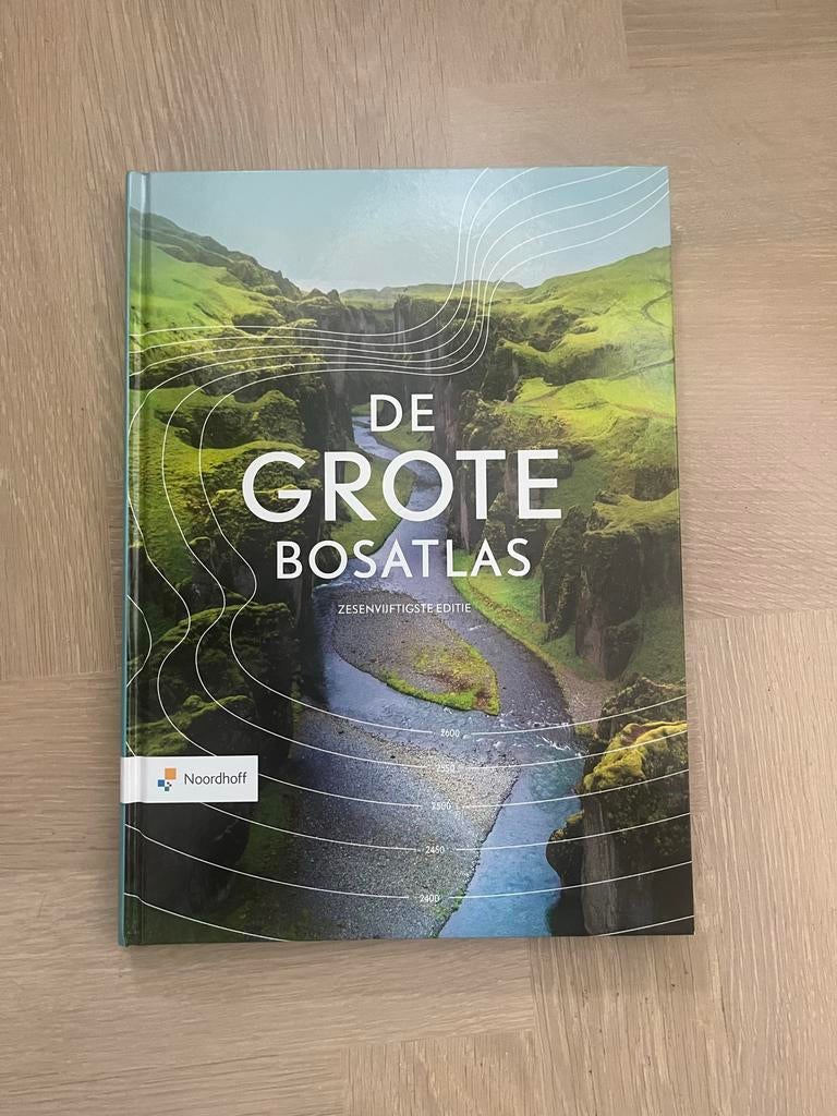 De Grote Bosatlas 56e editie - Zo goed als nieuw, Boeken, Atlassen en Landkaarten, Bosatlas, 2000 tot heden, Ophalen of Verzenden