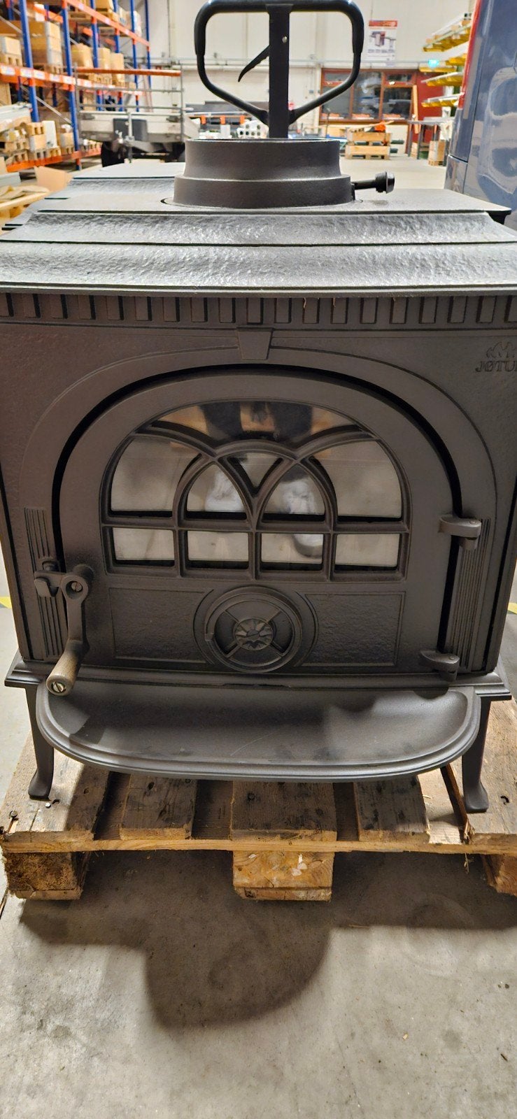 Jotul F8 nieuwstaat houtkachel, Houtkachel, Ophalen of Verzenden, Zo goed als nieuw, Vrijstaand