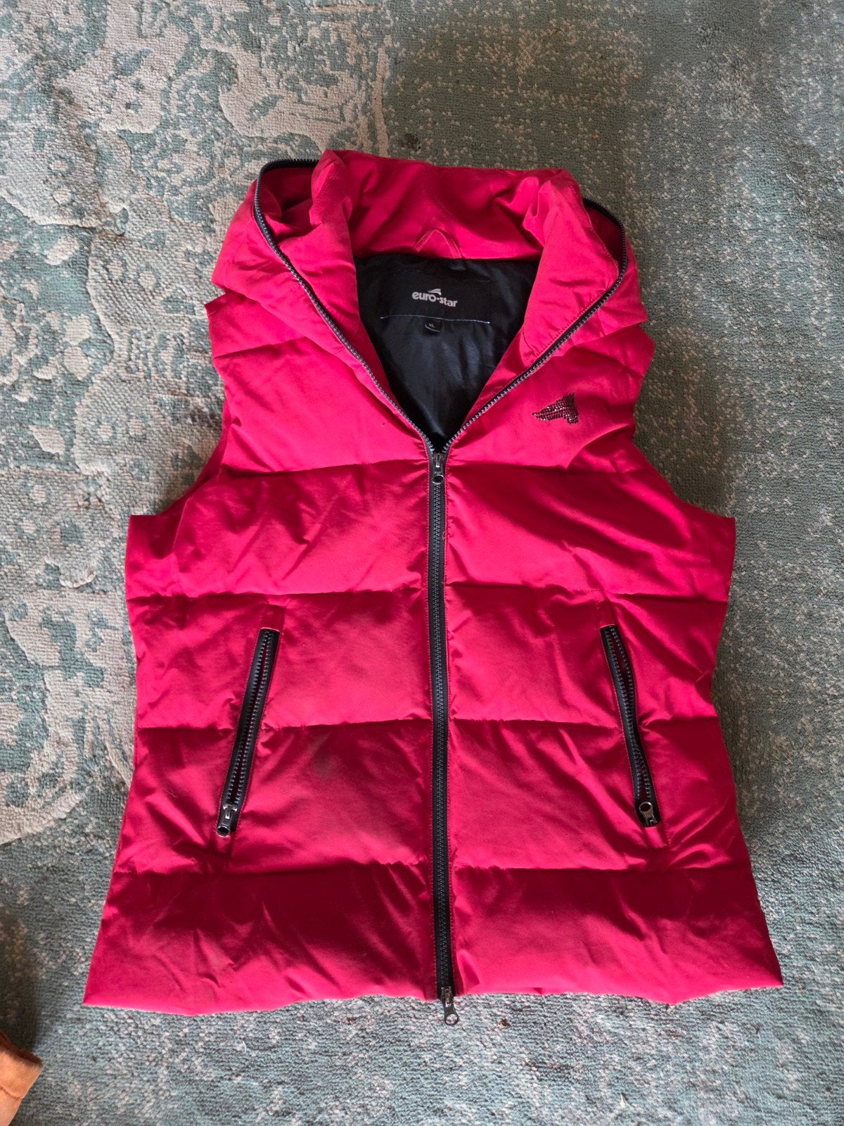 Rode Bodywarmer Eurostar XL, Dieren en Toebehoren, Ophalen of Verzenden, Zo goed als nieuw, Bovenkleding