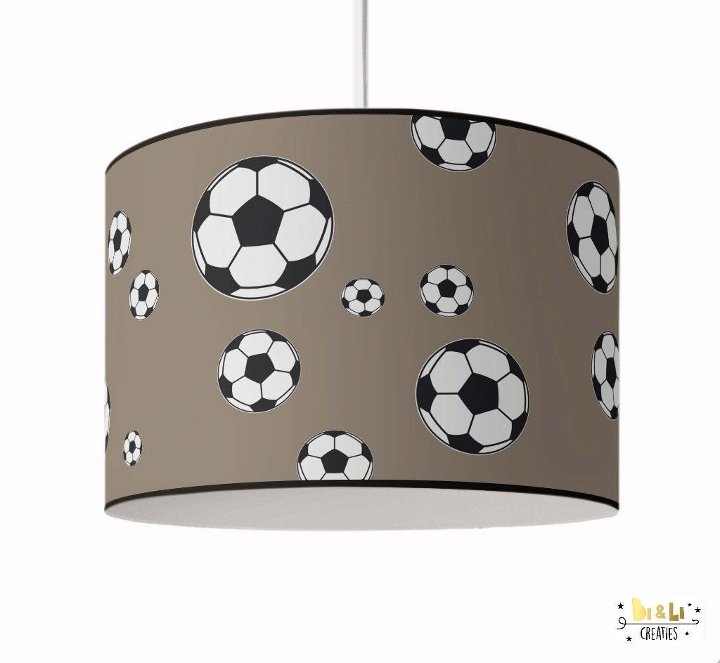 Hanglamp Voetbal Voetballamp Taupe Little Dreamzzz, Bi & Li Creaties, Nieuw, Ophalen of Verzenden, Bilicreaties@gmail.com