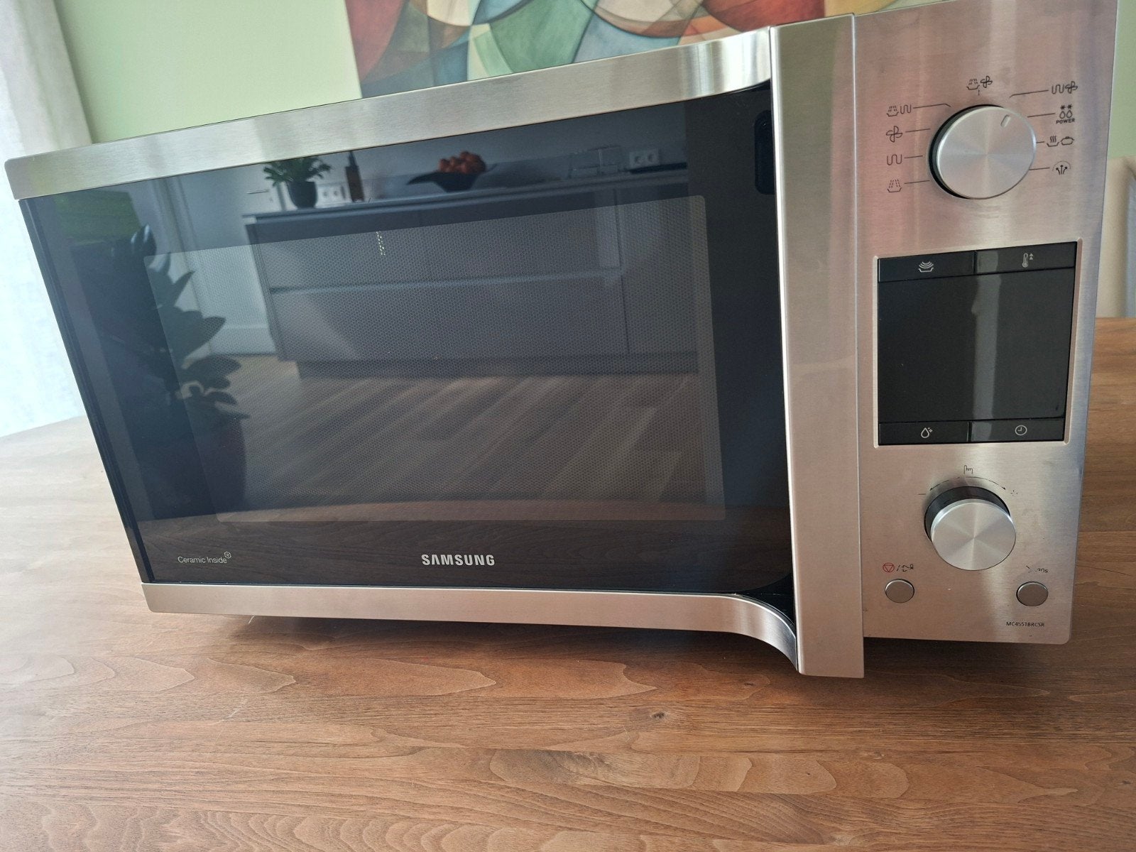 Nette Samsung Combimagnetron - 45L, Ophalen, Minder dan 45 cm, Gebruikt, Draaiplateau