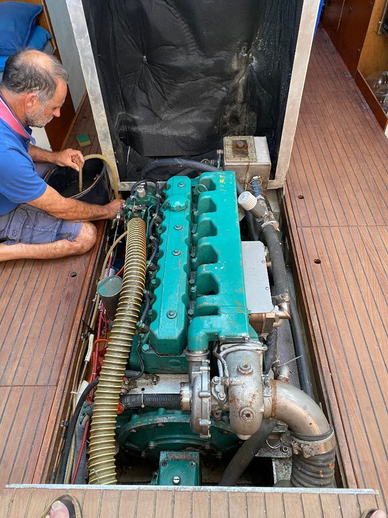Volvo Penta TMD40 marine motor, Watersport en Boten, Buiten- en Binnenboordmotoren, Ophalen, Gebruikt, Binnenboordmotor, Diesel