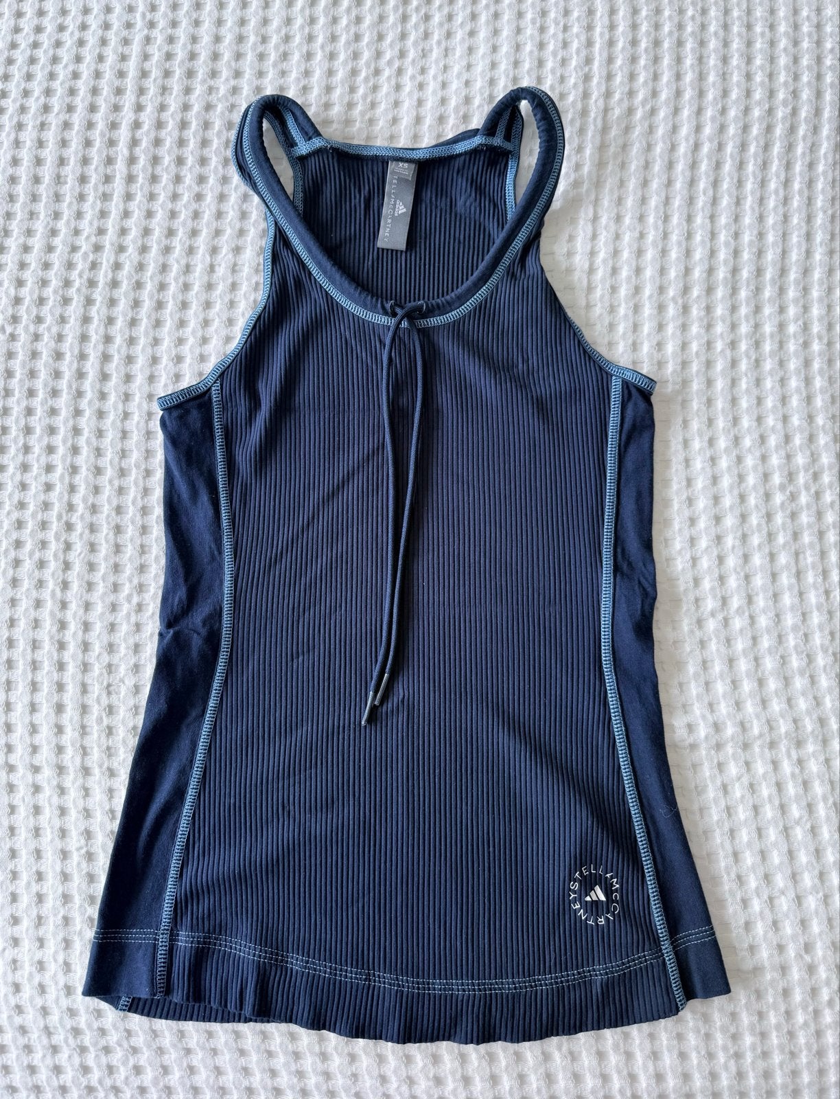 Stella McCartney voor Adidas sportieve top XS, Blauw, Ophalen of Verzenden, Maat 34 (XS) of kleiner, Fitness of Aerobics