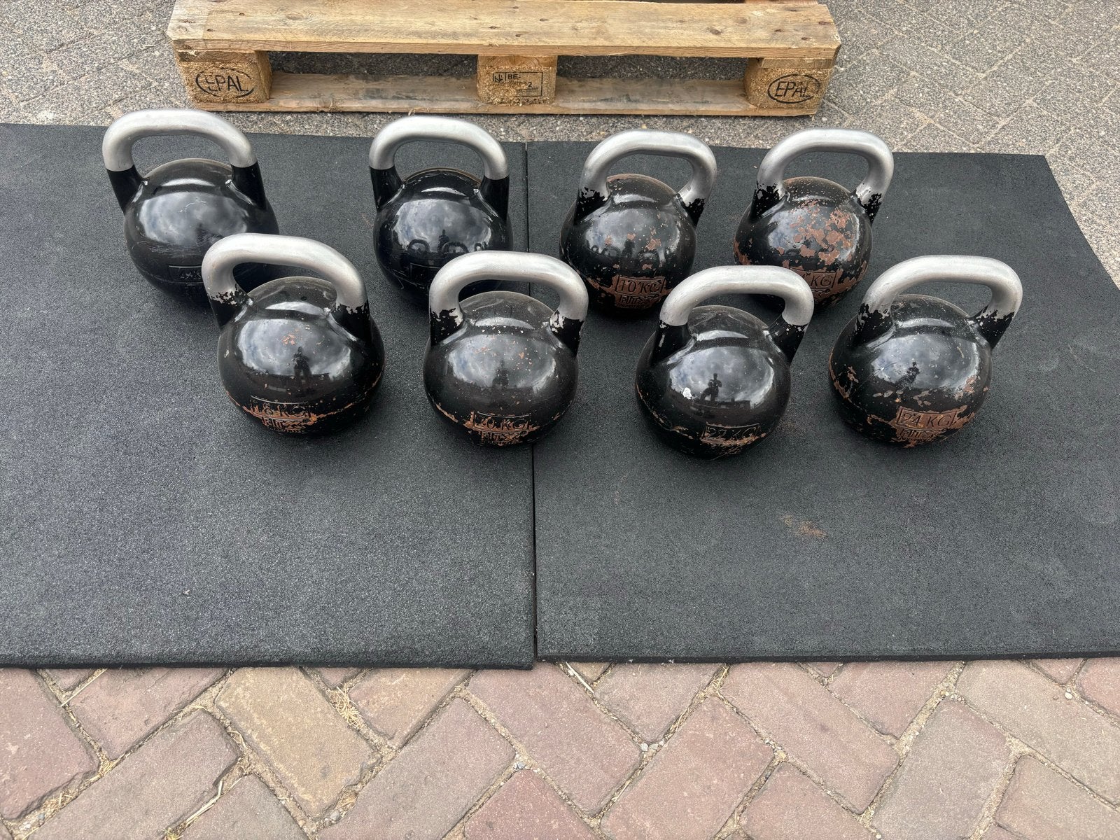 X fit kettlebellset 4-24 kg