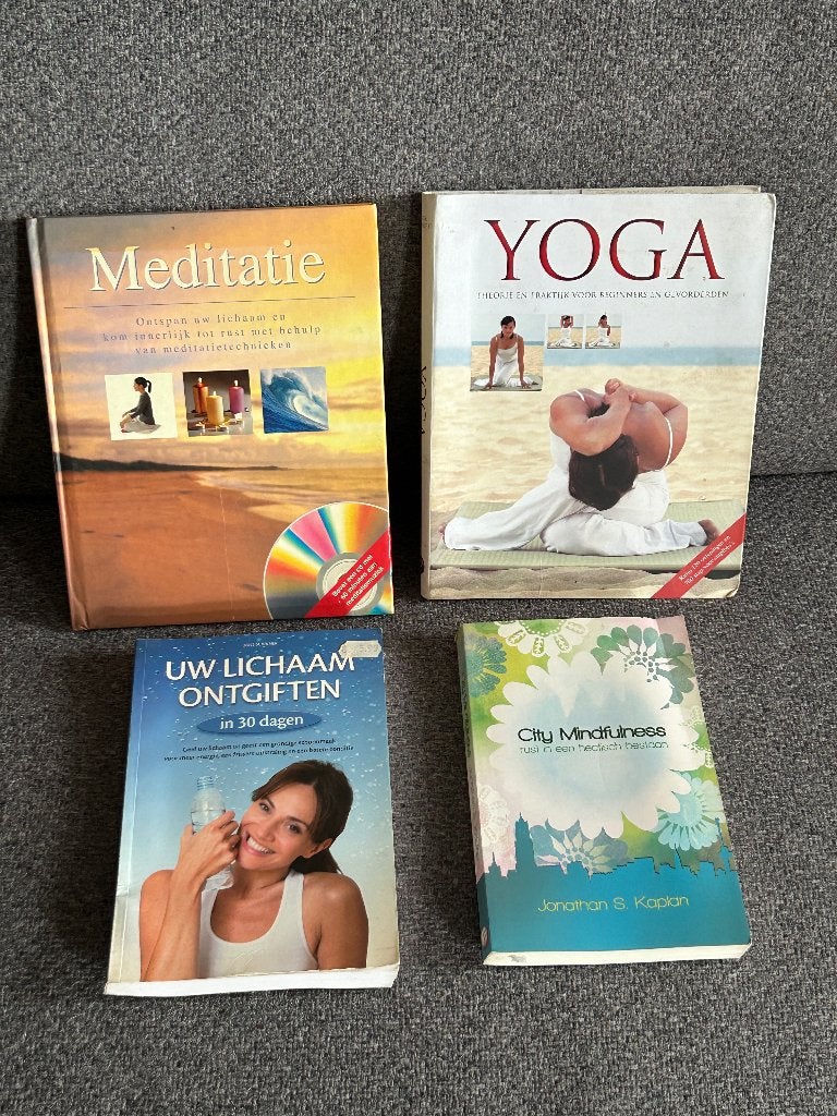 Boekenpakket: Meditatie, Yoga, Ontgiften & Mindfulness, Ophalen of Verzenden, Gelezen, Gezondheid en Conditie