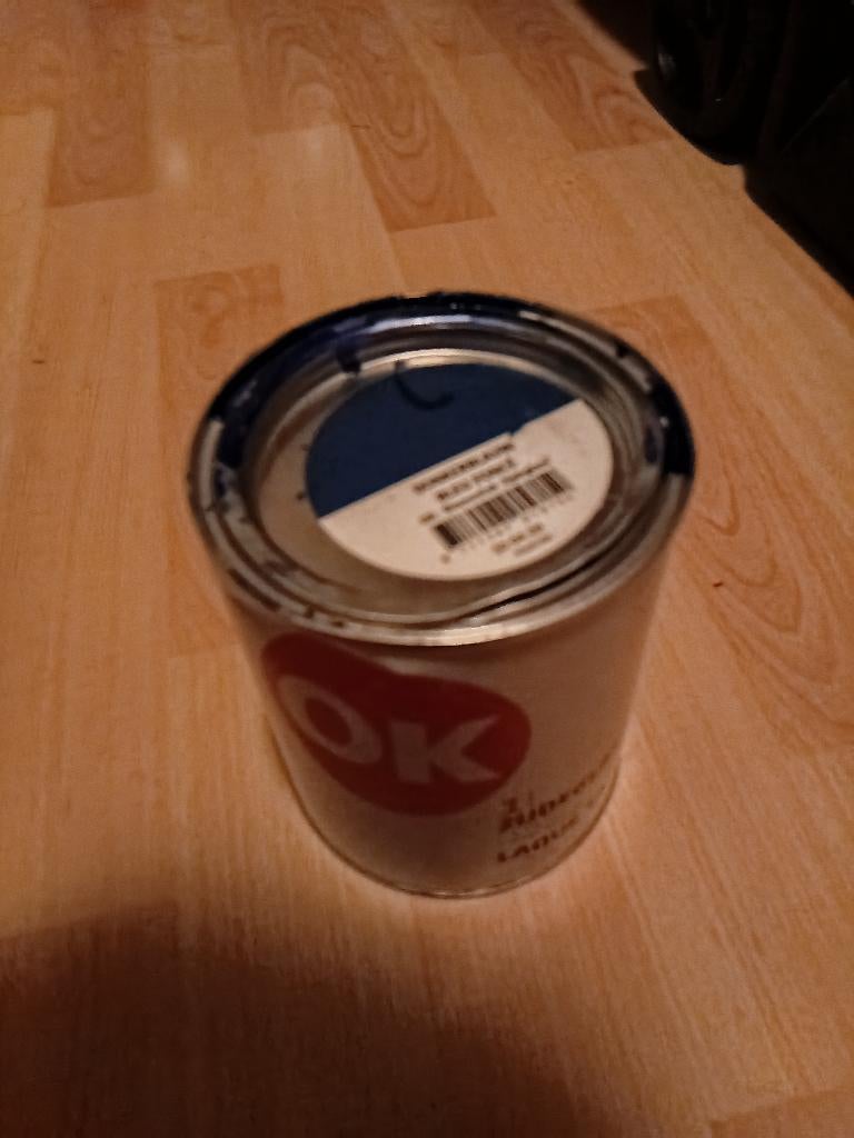 donker blauwe verf te koop moet binnen een week weg, Ophalen, Blauw, Nieuw, Verf