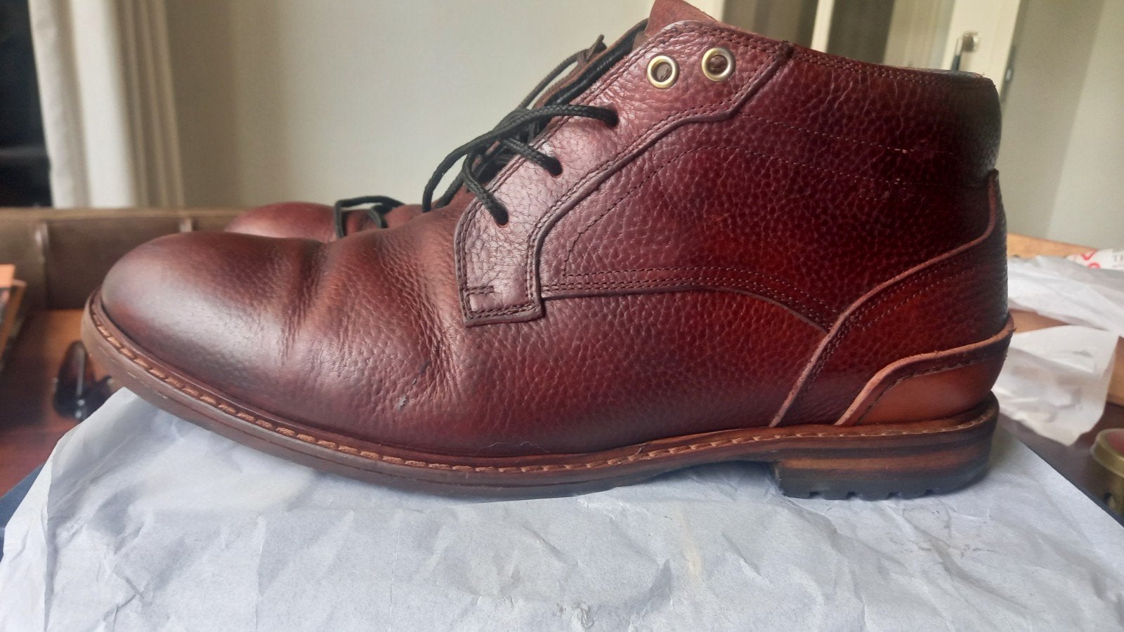 floris van Bommel crepi, Bruin, Boots, Floris van Bommel, Ophalen of Verzenden