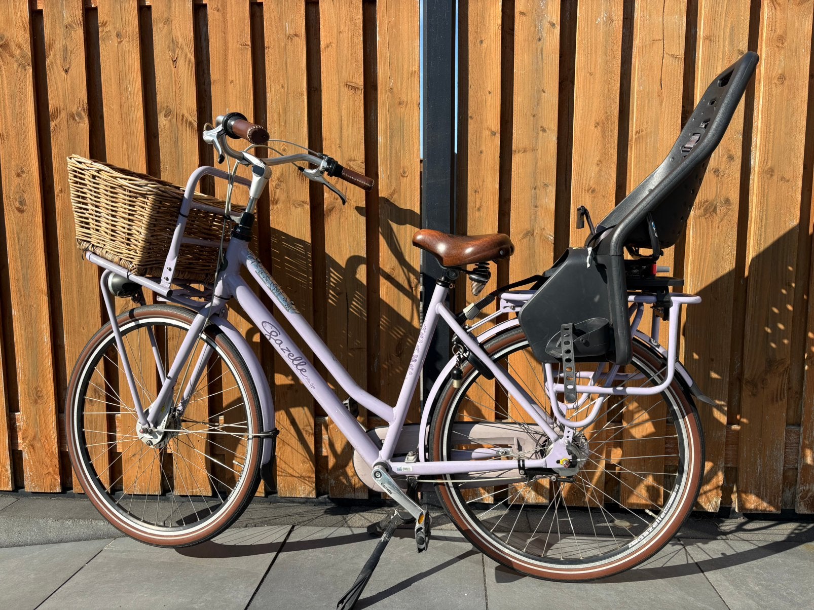 Gazelle Miss Grace damesfiets – inclusief mand & kinderzitje