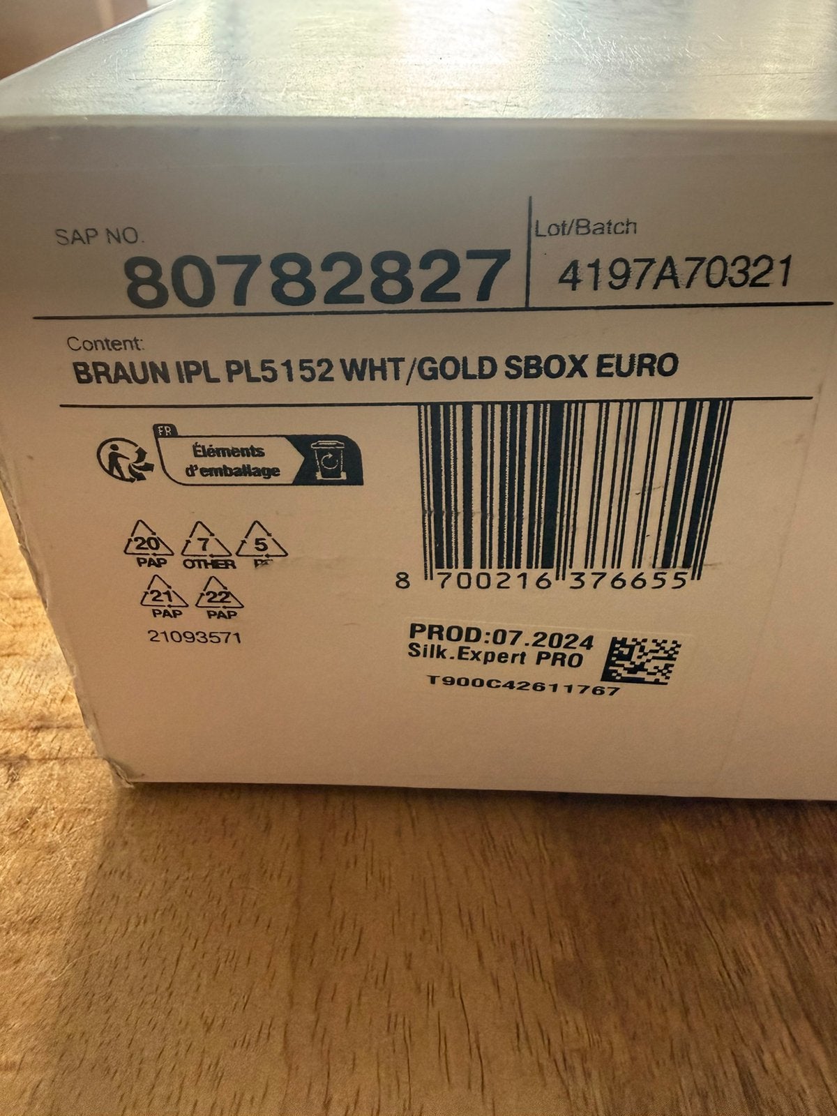 Braun ipl sil expert pro 5, Ophalen, Nieuw, Overige typen