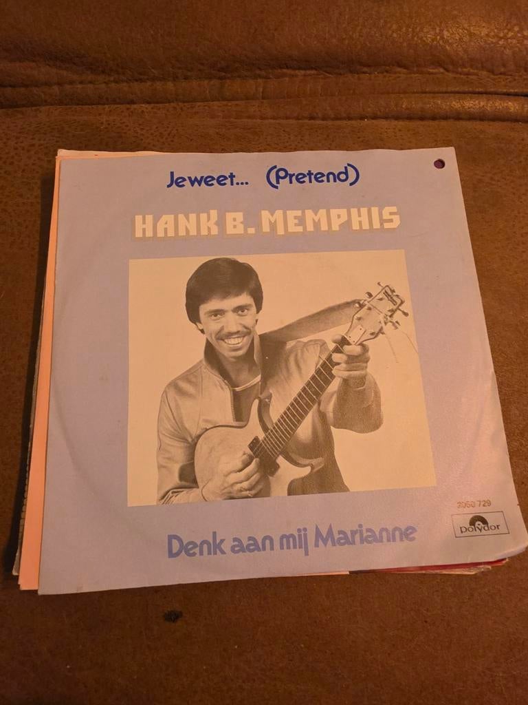 Hank B. Memphis - Jeweet (Pretend) / Denk aan mij Mariann, Ophalen of Verzenden