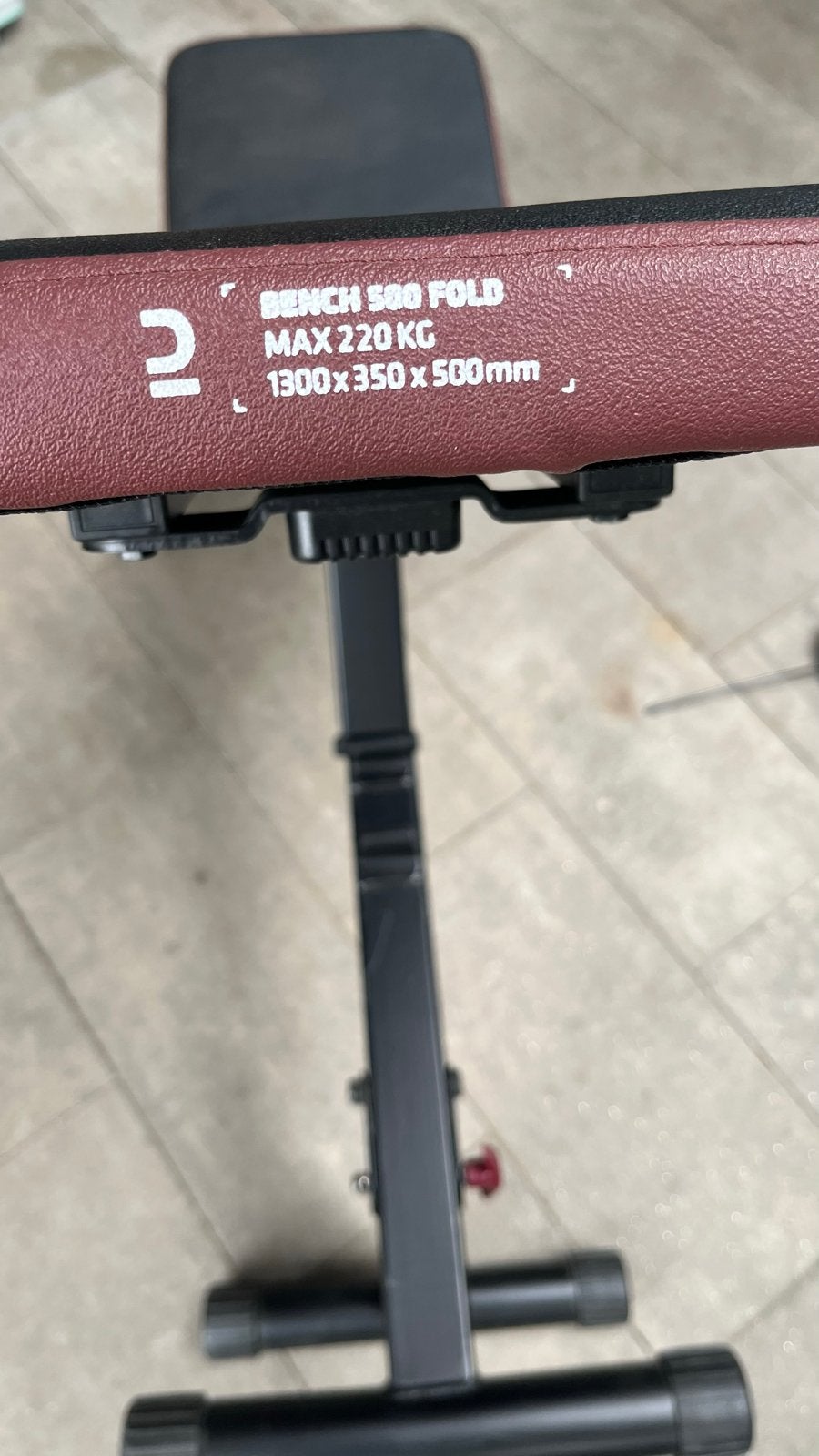 Decathlon Bench 500 Fitnessbank, Ophalen, Gebruikt, Borst, Fitnessbank