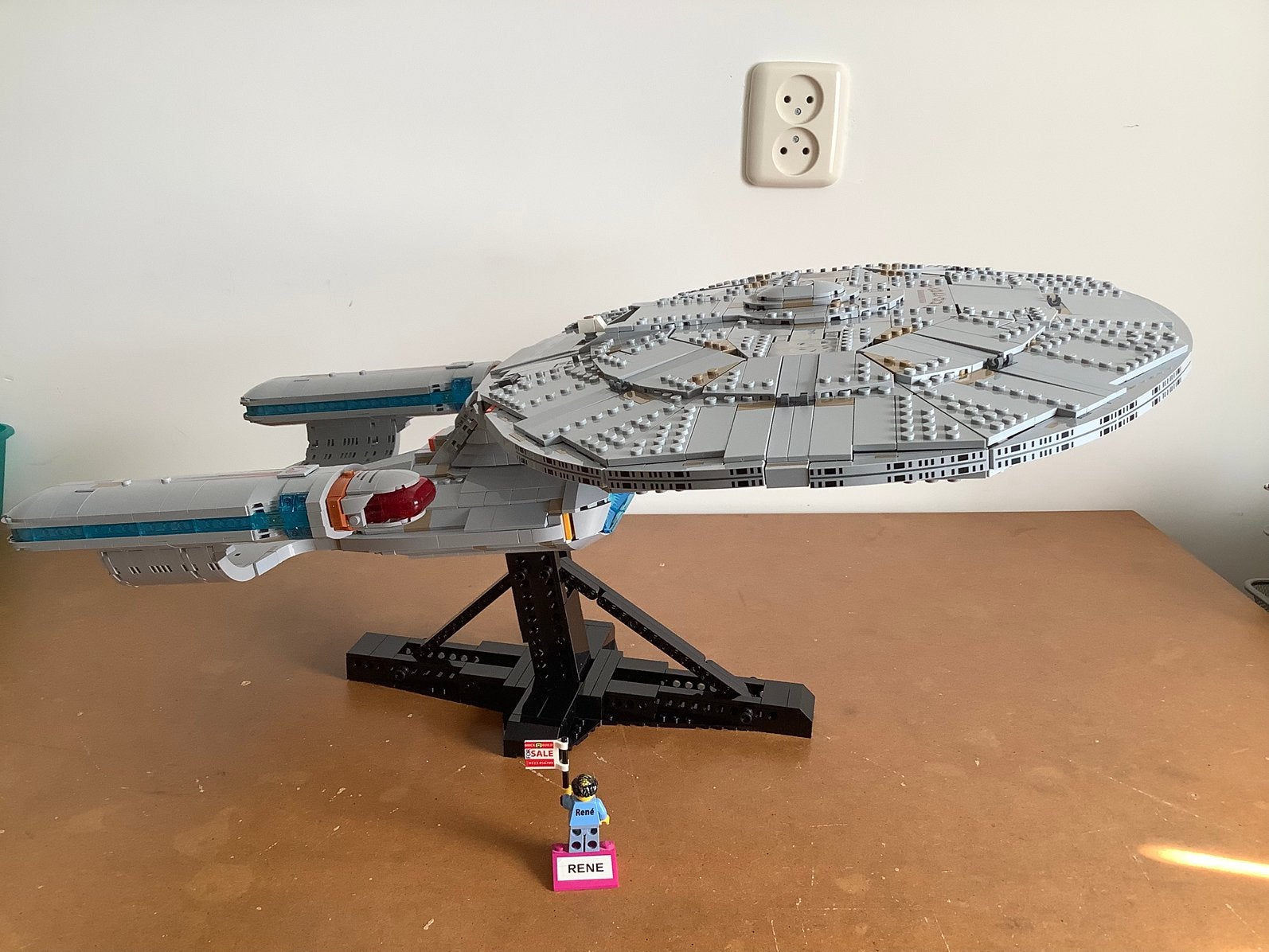Lego Star Trek 10356 the USS Enterprise zonder minifigs, Overige thema's, Lego, Compleet, Ophalen of Verzenden