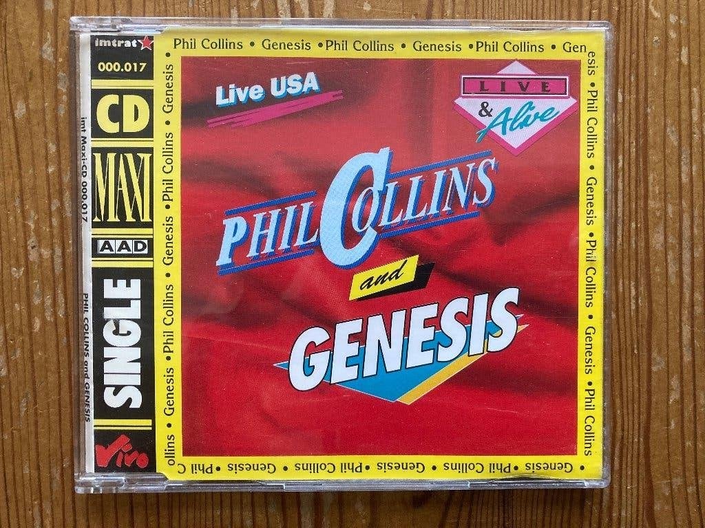 phil collins and genesis  cdmaxi, Cd's en Dvd's, Ophalen of Verzenden, Zo goed als nieuw, Progressive Rock, Live-album