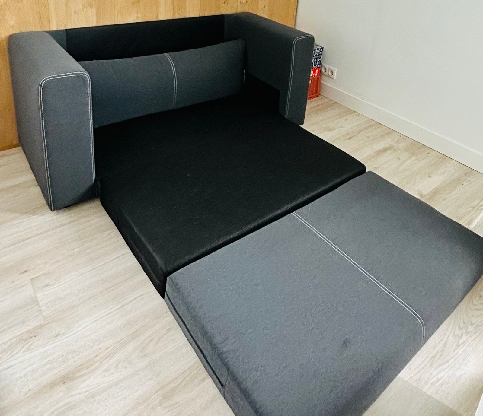 Slaapbank voor kinderkamer - 150x70 cm - Zo goed als nieuw, Ophalen, Eenpersoons, 190 cm of minder, Zo goed als nieuw