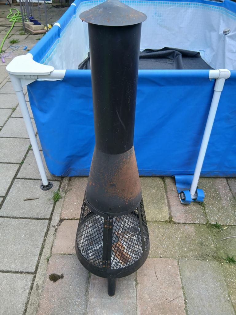Vuurkorf, Tuin en Terras, Ophalen, Zo goed als nieuw