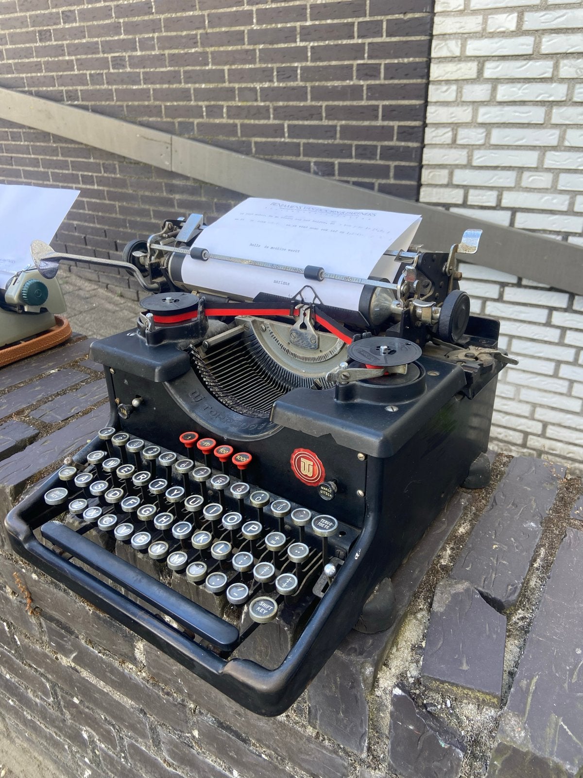 Torpedo 6 Oude Typemachine, Diversen, Typemachines, Ophalen, Gebruikt