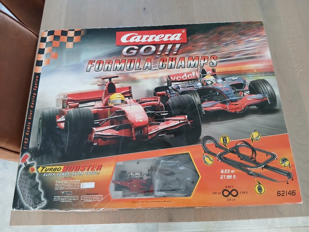 Carrera Go Formula Champs Racebaan en Super Go Racebaan, Kinderen en Baby's, Ophalen, Carrera, Elektrisch, Met looping