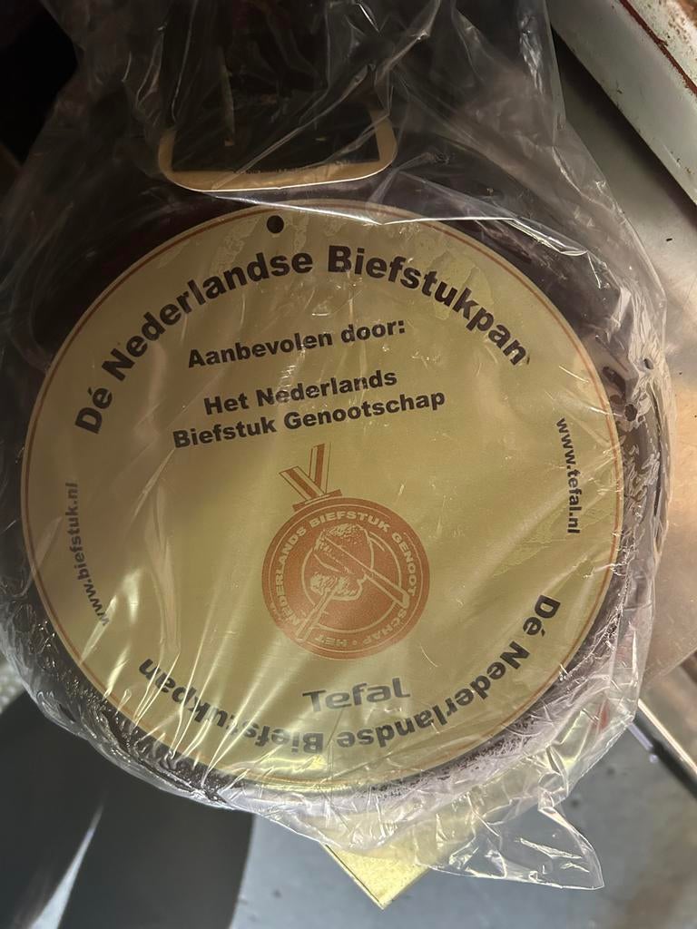 Tefal De Nederlandse Biefstukpan, Ophalen, Overige typen, Nieuw, Zwart