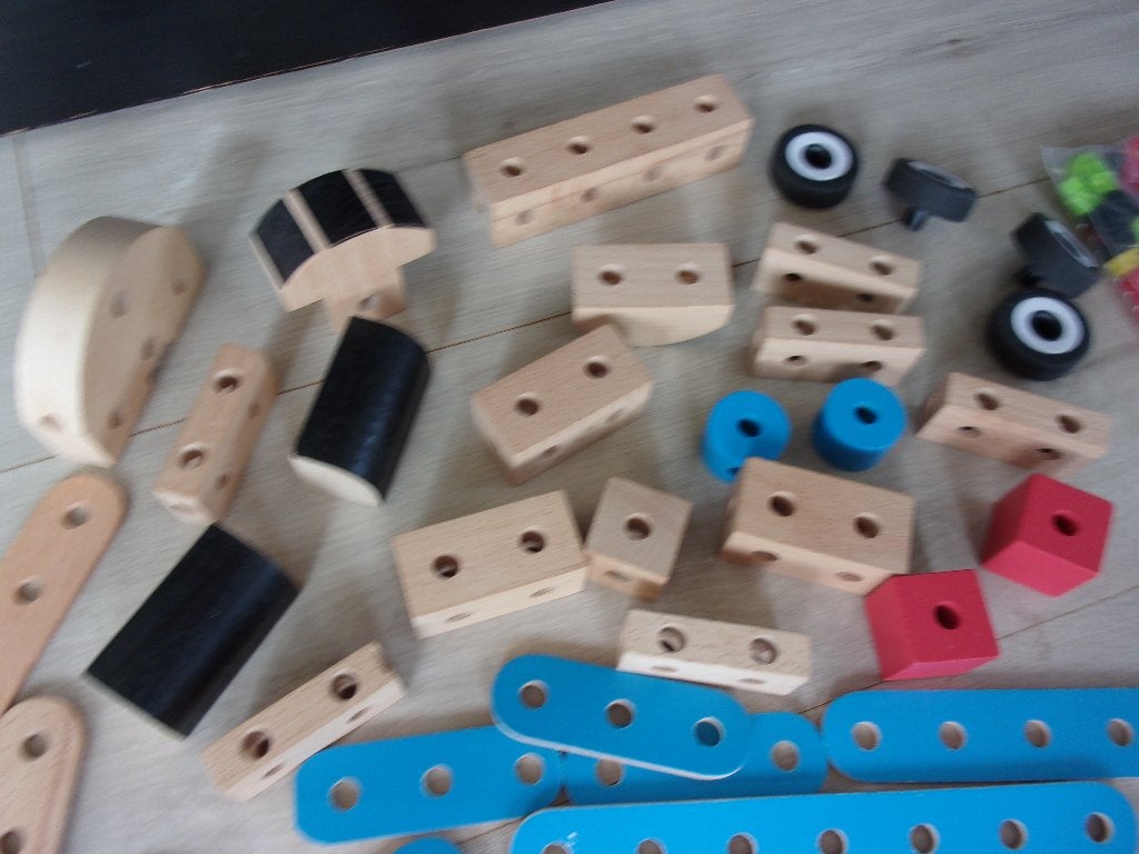 Houten CONSTRUCTIESET van PlayTive, 4 Mogelijkheden, Ophalen of Verzenden, Zo goed als nieuw, Overige merken