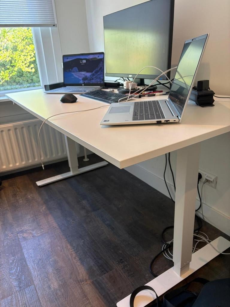 Staan/zit bureau van IKEA, Ophalen of Verzenden, Zo goed als nieuw
