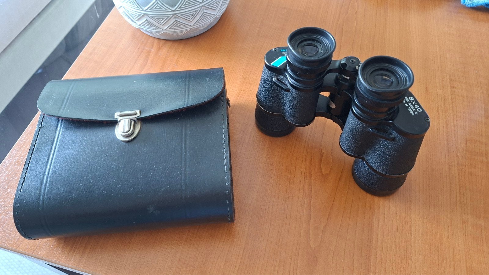 Kamakura Kohki Splend Compact 8x40 verrekijker met tas, Audio, Tv en Foto, Optische apparatuur | Verrekijkers, Gebruikt, 8 tot 12x