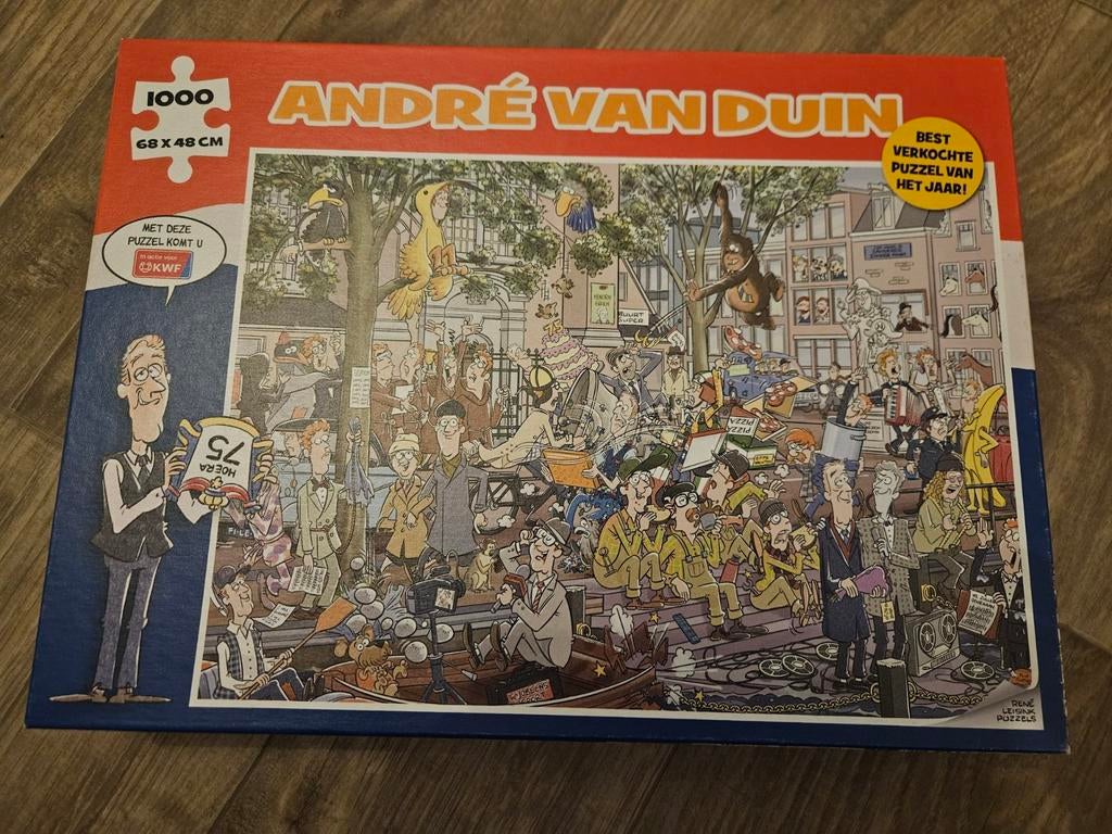 ANDRE VAN DUIN PUZZEL 1000 STUKJES, Ophalen of Verzenden, 500 t/m 1500 stukjes, Zo goed als nieuw