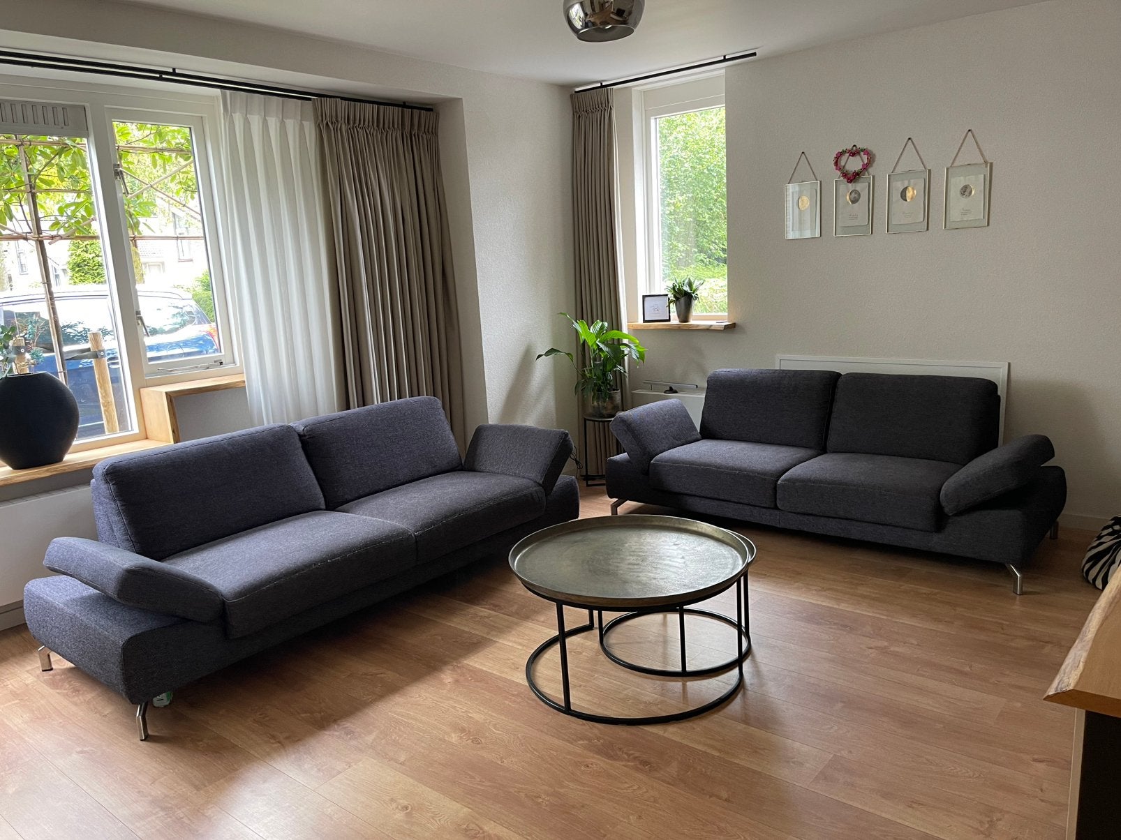 Henders & Hazel banken, Huis en Inrichting, Banken | Complete zithoeken, Ophalen, Zo goed als nieuw, Stof