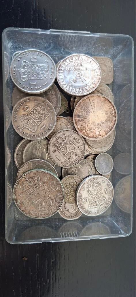 Ruim 200 gr zilveren munten bieden v.a 2.00 p.gr, Postzegels en Munten, Munten | Nederland, Ophalen of Verzenden, Koningin Beatrix