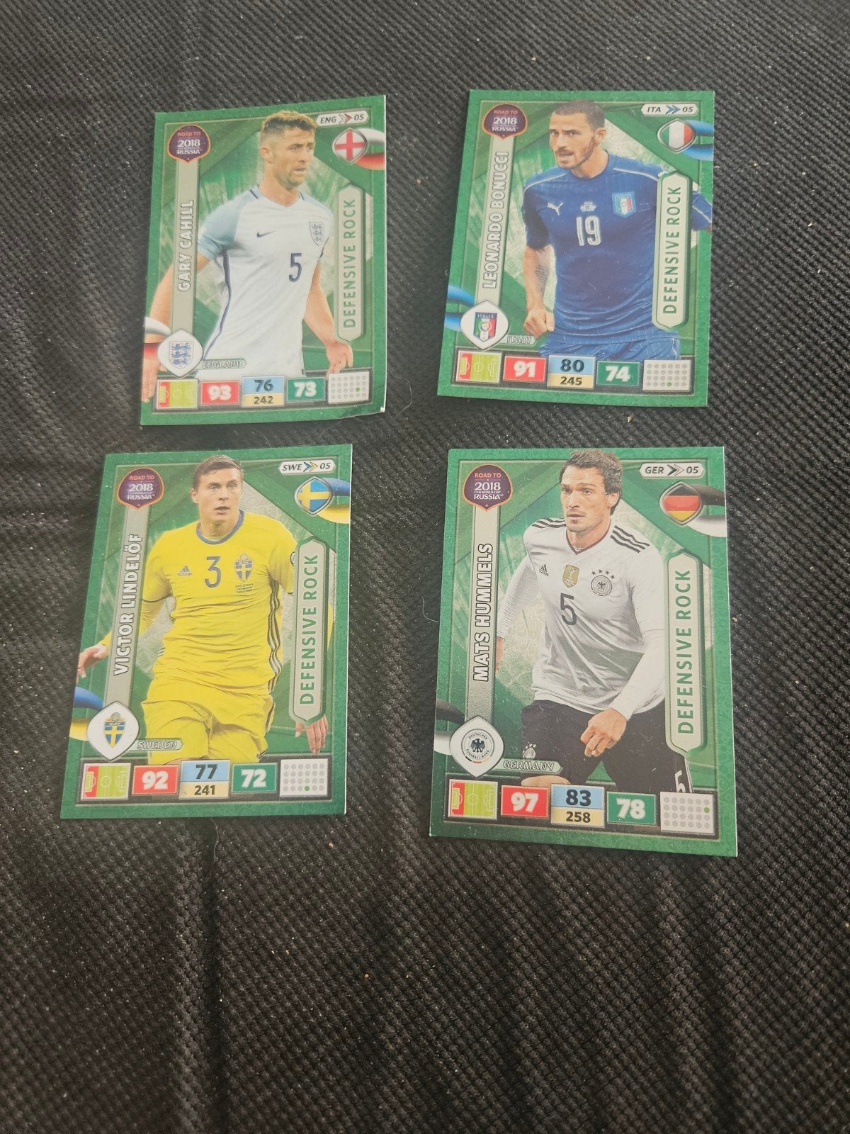 Voetbalplaatjes Defensive rock., Ophalen, Zo goed als nieuw, Buitenlandse clubs, Spelerskaart