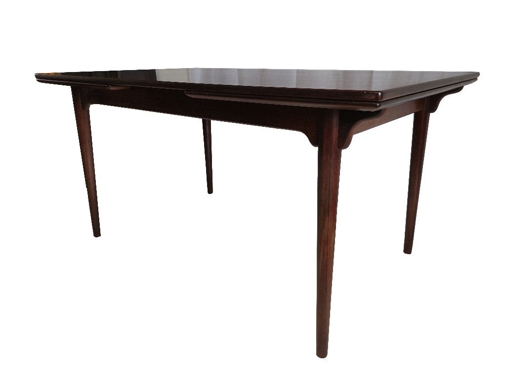 Fantastisch vintage XXL rosewood Gunni Omann design eettafe, Ophalen, Gebruikt, Hout