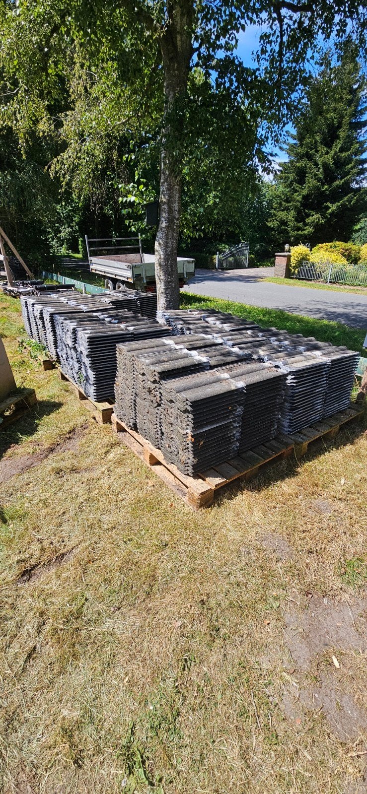 Dakpannen set: Sneldekkers, gevelpannen en nokpannen, Doe-het-zelf en Verbouw, Dakpannen en Dakbedekking, Ophalen, Gebruikt, Steen of Klei