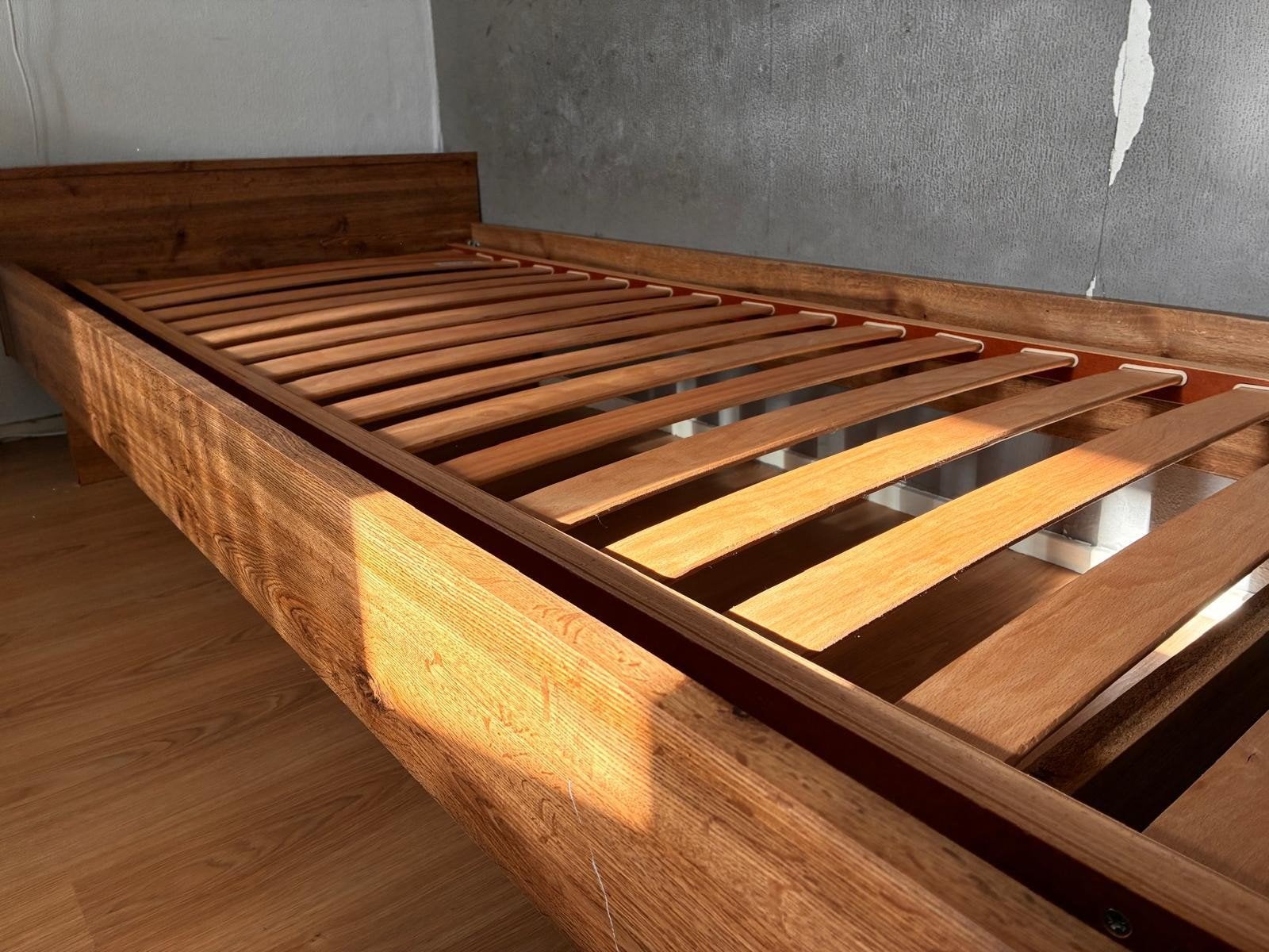 Eenpersoonsbed met lattenbodem - voor matras 200x80 cm, Ophalen, Gebruikt, Eenpersoons, 80 cm