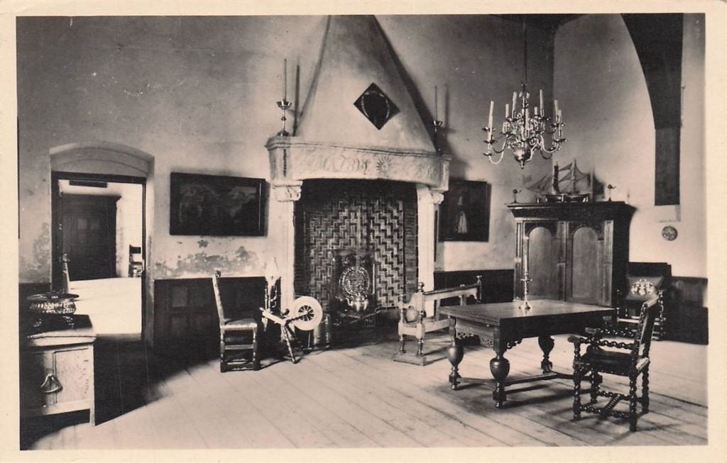 702-251-001 Muiderslot Woonkamer, Verzenden, Voor 1920, Noord-Holland