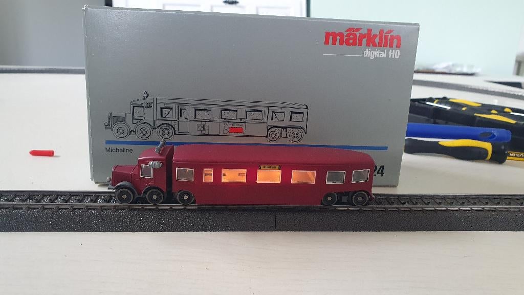 Märklin 3624 Micheline H0 digital, Wisselstroom, Locomotief, Ophalen of Verzenden, Zo goed als nieuw