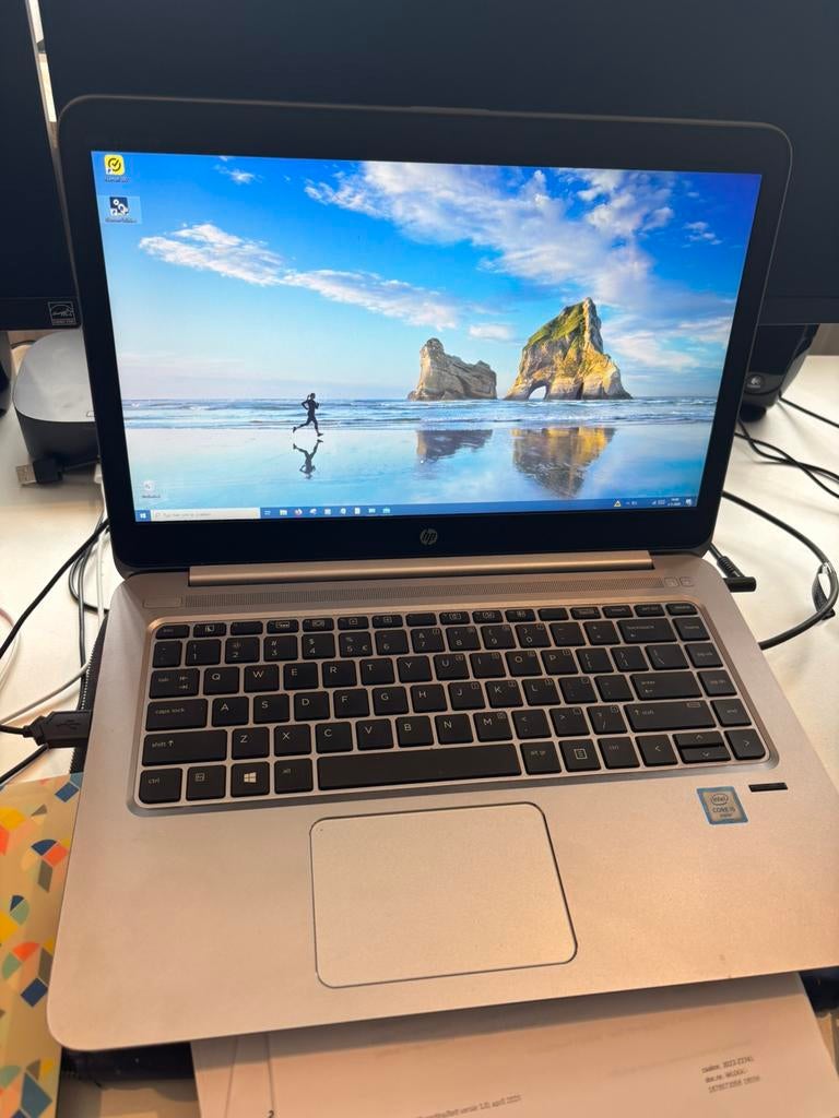 HP laptop elitebook Intel i5 14", HDD, 2 tot 3 Ghz, Qwerty, 8 GB
