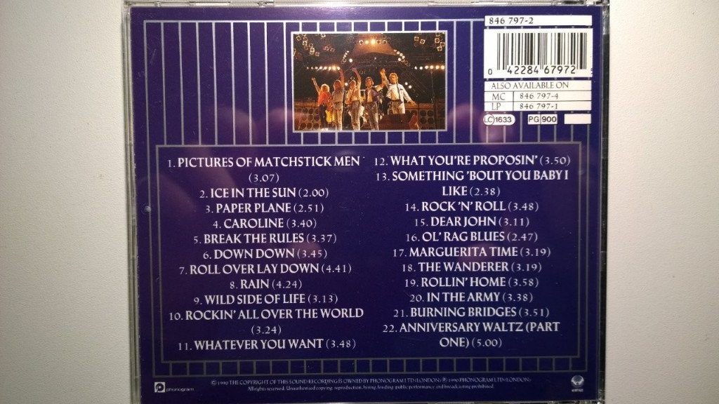 Status Quo - Rocking All Over The Years, Ophalen of Verzenden, Zo goed als nieuw, Poprock