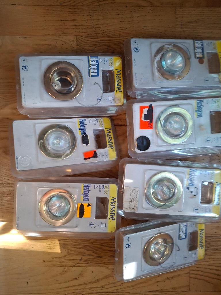 Halogeen inbouwspot massive 12 volt gx5,3, Ophalen of Verzenden, Nieuw, Metaal of Aluminium, Halogeen