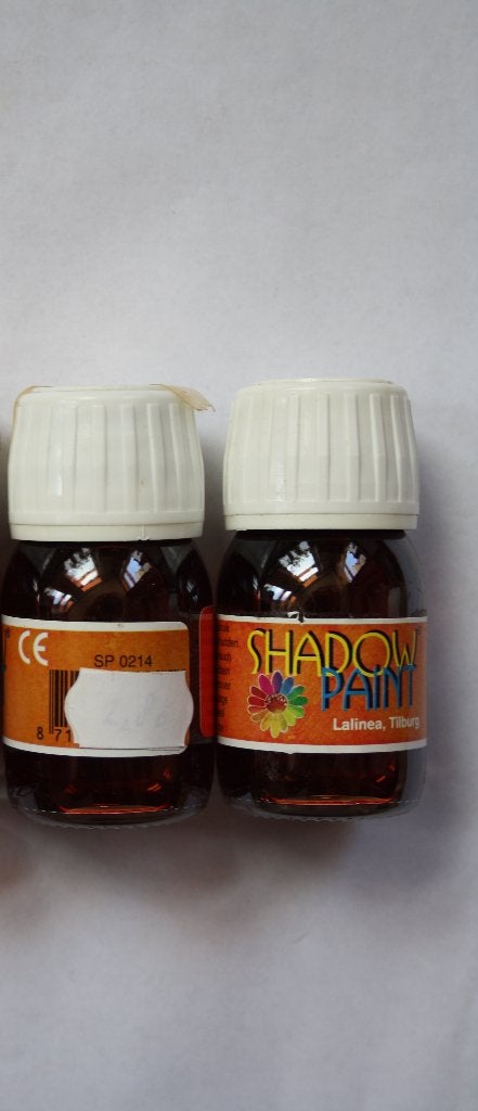 2 stuks Lalinea Shadow paint vermiljoen rood 30ml, Verzenden, Nieuw, Overige typen